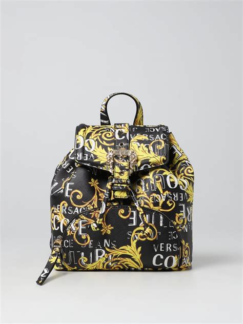 versace rucksack damen schwarz gold|bloomingdale's Versace mini bag.